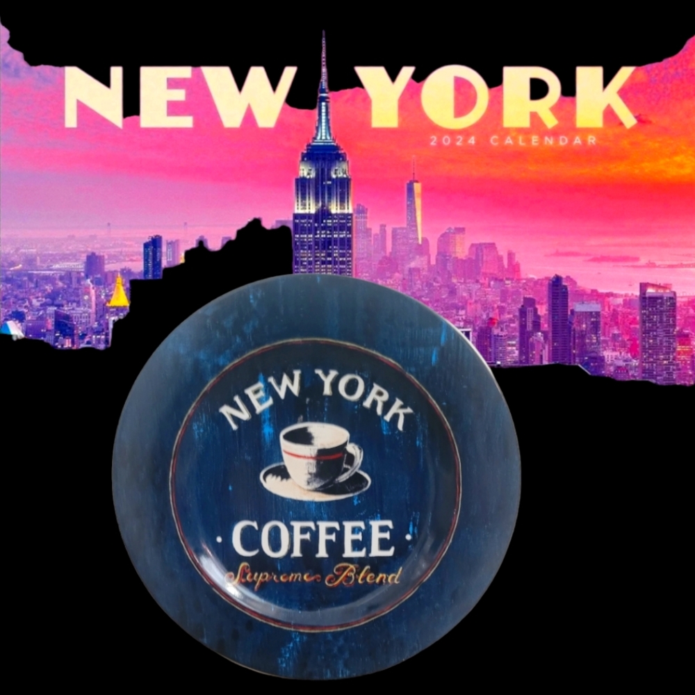 Sakura Coffee Break  New York "2006" Discontinued Plate